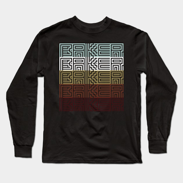 Baker Long Sleeve T-Shirt by thinkBig